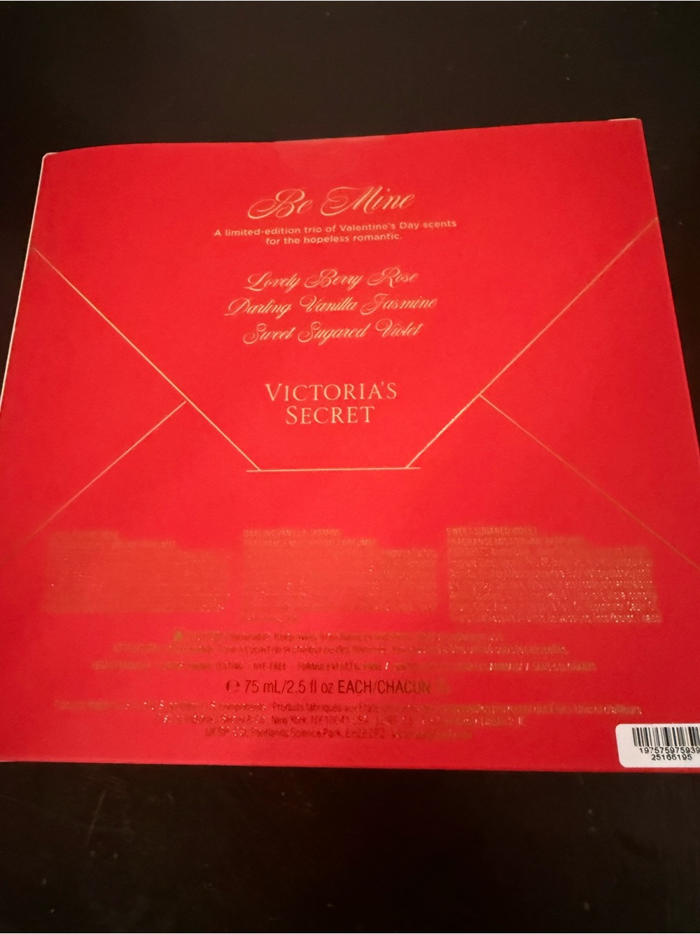 Victoria's Secret Red 'Be Mine' Fragrance Gift Set - Picture 3 of 3